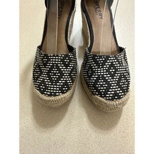 Sperry Top Sider Women's Valencia Wedge Sandal With Ankle Strap Size 6
